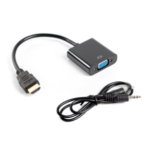 ADAPTADOR LANBERG HDMI MACHO/VGA HEMBRA+MINIJACK 3.5MM HEMBRA 20CM
