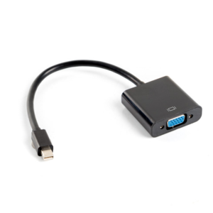 ADAPTADOR LANBERG MINIDISPLAYPORT MACHO/VGA HEMBRA 20CM NEGRO