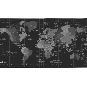 ALFOMBRILLA NATEC TIME ZONE MAP MAXI 800X400 MM