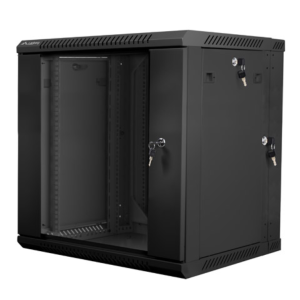 ARMARIO LANBERG MURAL DOBLE SECCION RACK 19" 12U/600X600 FLAT PACK NEGRO
