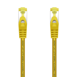 CABLE DE RED AISENS LATIGUILLO RJ45 LSZH CAT.7 SFTP PIMF AWG26 AMARILLO 25CM