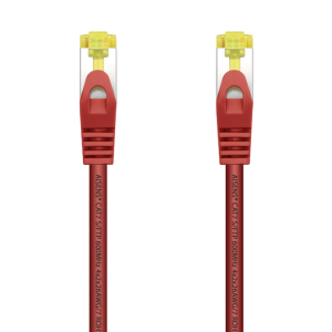 CABLE DE RED AISENS LATIGUILLO RJ45 LSZH CAT.7 SFTP PIMF AWG26 ROJO 1.0M