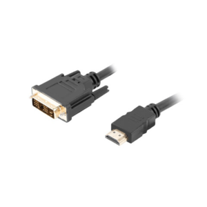 CABLE HDMI LANBERG MACHO/DVI-D 18+1 MACHO SINGLE LINK 1.8M NEGRO