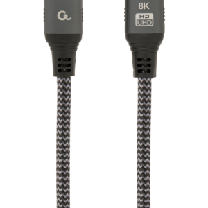 CABLE TRENZADO HDMI 2.1 8K 60HZ GEMBIRD SELECT PLUS SERIES CON ETHERNET 1M NEGRO