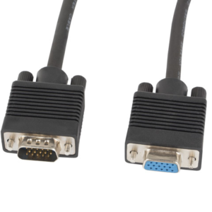 CABLE VGA LANBERG MACHO HEMBRA FERRITA NEGRO 1.8 M