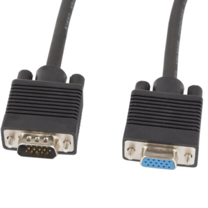 CABLE VGA LANBERG MACHO HEMBRA FERRITA NEGRO 3 M
