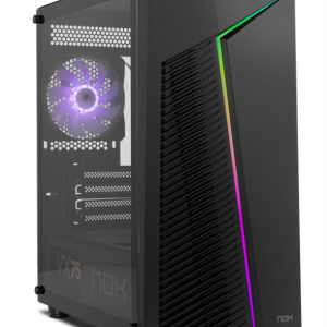 CAJA NOX INFINITY RGB M-ATX CHASSIS MINITORRE NEGRO