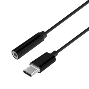 CONVERSOR AISENS USB-C A AUDIO ESTILO APPLE USB-C M-JACK 3.5 H NEGRO 15CM