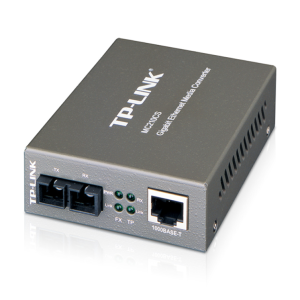 CONVERSOR MEDIOS TP LINK MC210CS SINGLE MODE SC/UPC - RJ45 GIGA 15KM