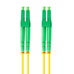 LATIGUILLO FIBRA 2M LANBERG MONO LC/APC-LC/UPC DUPLEX G657A1 LSZH AMARILLO