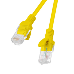 LATIGUILLO LANBERG CAT.6 UTP 0.5M AMARILLO