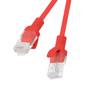 LATIGUILLO LANBERG CAT.6 UTP 0.5M ROJO