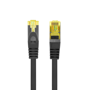 LATIGUILLO LANBERG CAT.6A S/FTP LSZH CU 1M FLUKE PASSED NEGRO