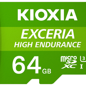 MICRO SD KIOXIA 64GB EXCERIA HIGH ENDURANCE UHS-I C10 R98 CON ADAPTADOR