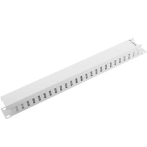 ORGANIZADOR DE CABLES LANBERG METALICO 1U TIPO A RACK 19 GRIS