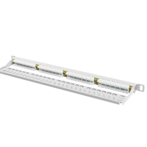 PATCH PANEL LANBERG CAT.6 UTP 24 PUERTOS 0.5U RACK 19 GRIS