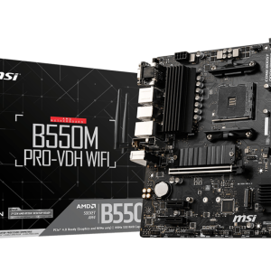 PLACA BASE MSI B550M PRO-VDH WIFI AM4 MATX 4XDDR4