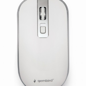 RATON GEMBIRD WIRELESS OPTICAL WHITE SILVER