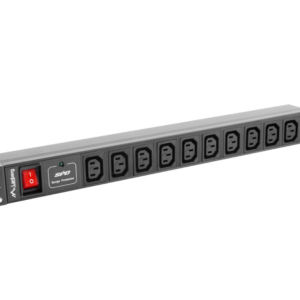 REGLETA LANBERG 1U 10A RACK 19 10X SOCKET NEGRO 2M