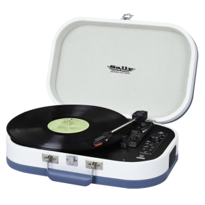 SALLY TURNTABLE BLUETOOTH USB RECHARGEABLE BATTERY TREVI TT 1020 BT TURQUESA