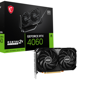 TARJETA GRAFICA MSI RTX 4060 VENTUS 2X BLACK 8GB OC