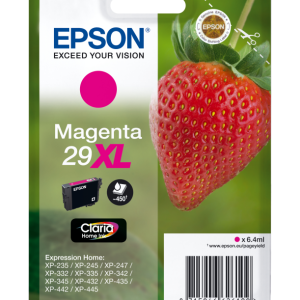 TINTA EPSON CLARIA 29XL MAGENTA XP235 XP332 XP335 XP432 XP435