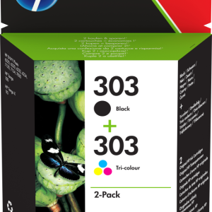 TINTA HP 303 PACK AHORRO 2 NEGRO + CIAN MAGENTA AMARILLO