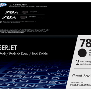 TONER HP 78A PACK AHORRO NEGRO X 2