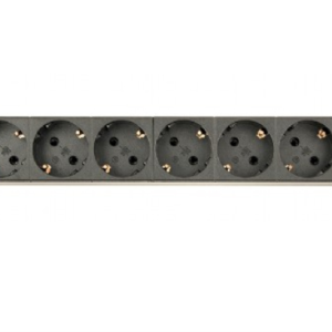 UNI DISTRIBUCIÃ?N ENERGÃA PDU GEMBIRD 8 SCHUKO 1U 10A ENCHU C14 CABLE DE 3 M