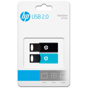 USB 2.0 HP 64GB X 2 TWIN