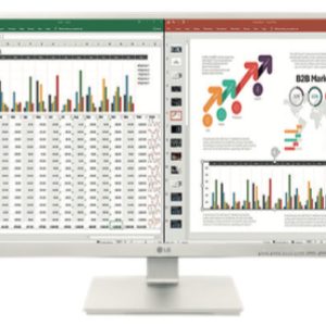 MONITOR LG 27" 27BK55YP-W FHD IPS 5MS HDMI DP