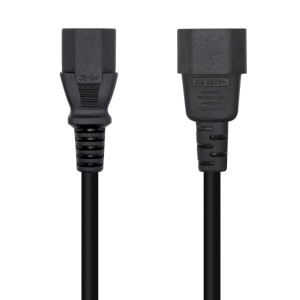 CABLE AISENS ALIMENTACIÃ?N CPU C13/H-C14/M NEGRO 3.0M