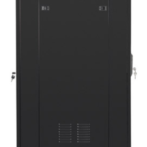 ARMARIO LANBERG RACK 19" 27U 600X800 FLAT PACK PUERTA MESH NEGRO CON LCD