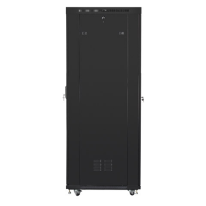 ARMARIO LANBERG RACK 19? 27U 800X1000 FLAT PACK NEGRO PUERTA DE CRISTAL CON LCD