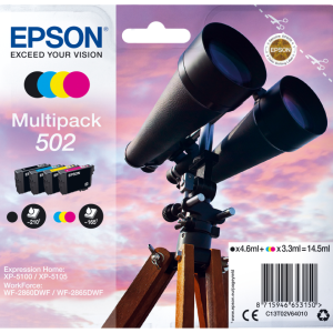 TINTA EPSON 502 PACK DE 4